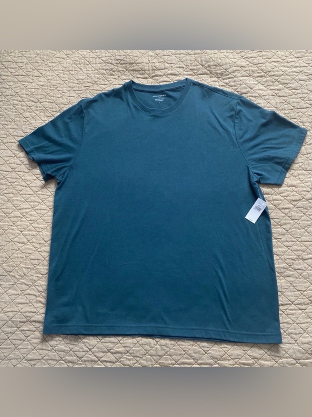 Banana Republic Men’s Deep Teal Crew Neck Short Sleeve Tee Large